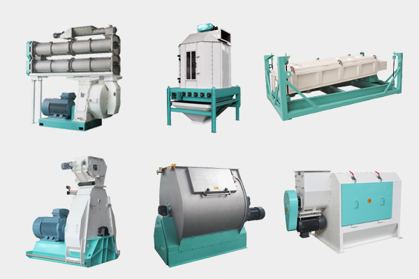 Pellet Mill, Double Shaft Paddle Mixer, Cooler, Crumbler, Hammermill etc.